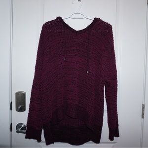 Burgundy sweater